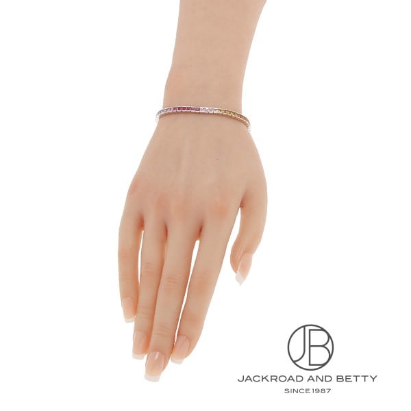 マルチカラーサファイア ブレスレット[BT0012WHGJ0A] Multi color