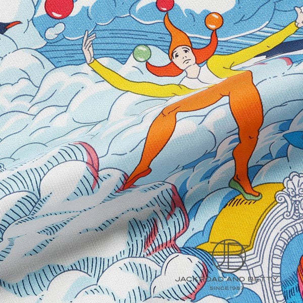 カレ90 私の雲 ブルー 青[] Carre90 Sur Mon Nuage | エルメス 新品