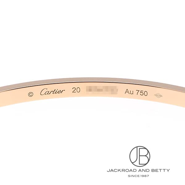 ラブブレスレット スモールモデル 6Pダイヤ 20[B6047620] Love