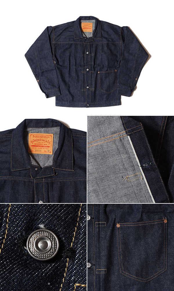 WAREHOUSE ウエアハウス 1st TYPE|ダウンポケット|デニムジャケット