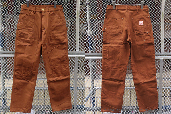 PHERROW'S フェローズ ブラウンダック|ダブルニー|ワークパンツ『DUCK