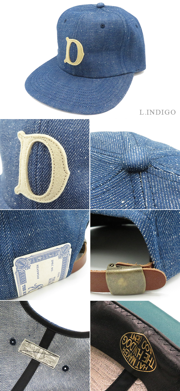 THE H.W.DOG&CO. 別注|ネップデニム|ベースボールキャップ『NEP DENIM