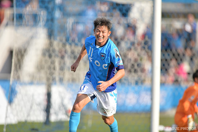 公式】三浦 知良（横浜FC）がゴール！J2リーグ最年長得点記録を50歳