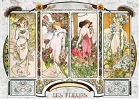 EPO-54-007 アルフォンス・ミュシャ作 四つの花 2000ピース エポック社