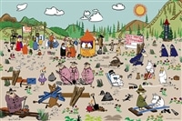 ジグソーパズル ムーミン 夕暮れのスナフキン 1000ピース 中古品 楽天