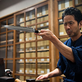 祇園 青】 切付刺身 | 包丁通販なら明治33年創業の大阪 堺の實光刃物