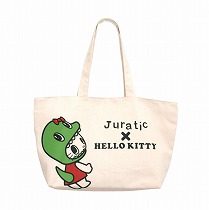 ジュラチック×ハローキティ」トートバック（かぶりラプト） | グッズ