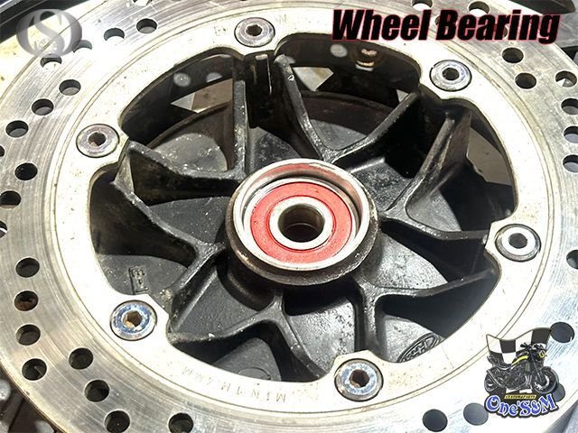 送料込 CBX400F CBR400F用 フロントホイール ベアリング 2個セット