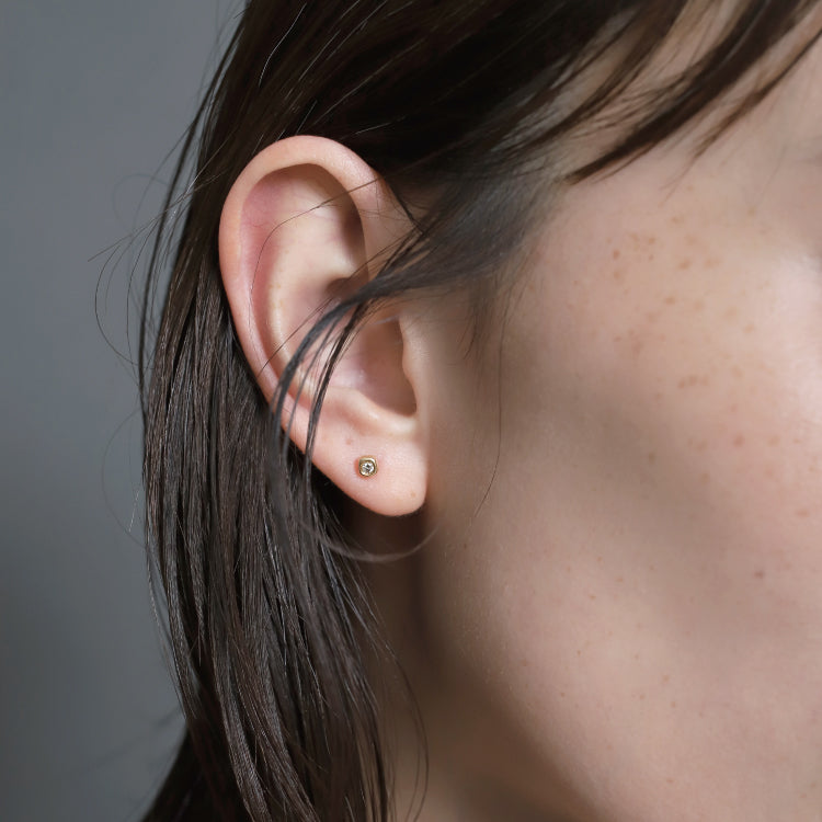 くまちえページ】agete K18YG ピアス 片耳 くまちえページ】agete