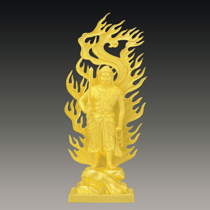 純金製 仏像 不動明王 650g 大越仏壇