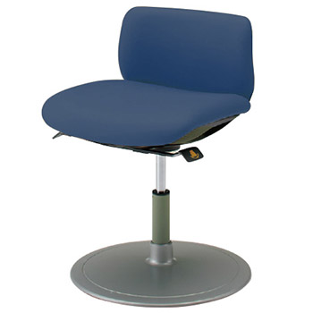 LT92AZ-PB21 オカムラ 患者チェア 肘無 丸ベース 回転ロック ライト