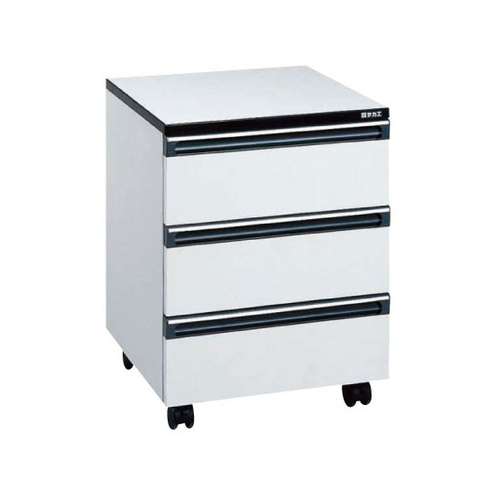 LA-3 サカエ サイド実験台引出し付用 3段引出しキャビネットワゴンの