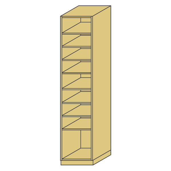 LOHAS material（ロハスマテリアル） 無垢造作家具 トールキャビネット