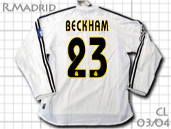 レアル・マドリード ADIDAS ユニフォームショップ 2003-2004 Home