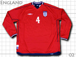 イングランド代表 UMBRO ユニフォームショップ 2001-2003 2002-2004