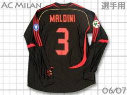 選手実着モデル ACミラン 2006-2007 ユニフォームショップ AC Milan O.K.A.