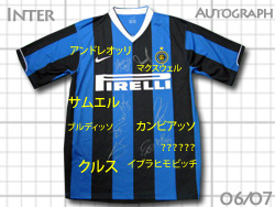 インテル ☆オートグラフモデル☆ イブラヒモビッチ、ファケッティ会長