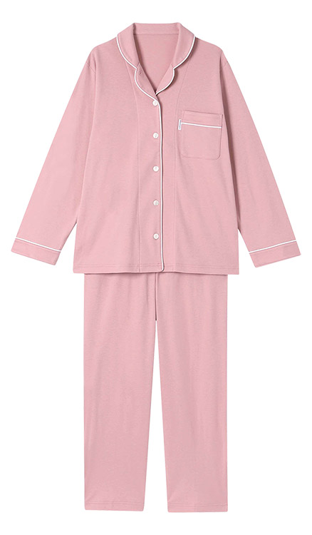 YDX503｜ワコール 睡眠科学 パジャマ 上下セット レディース 天綿 綿