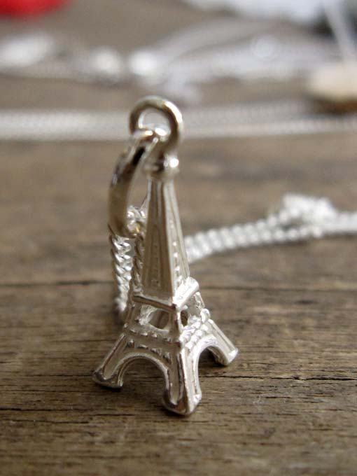 デッドストックアクセサリー シルバーエッフェル塔チャーム OTTI