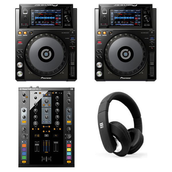 Pioneer/XDJ-1000のデジタルDJの紹介です。