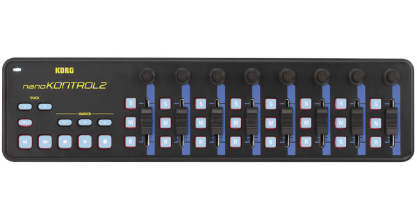 KORGのMIDIコントローラー、nanoKONTROL2 BLYL のご紹介です。