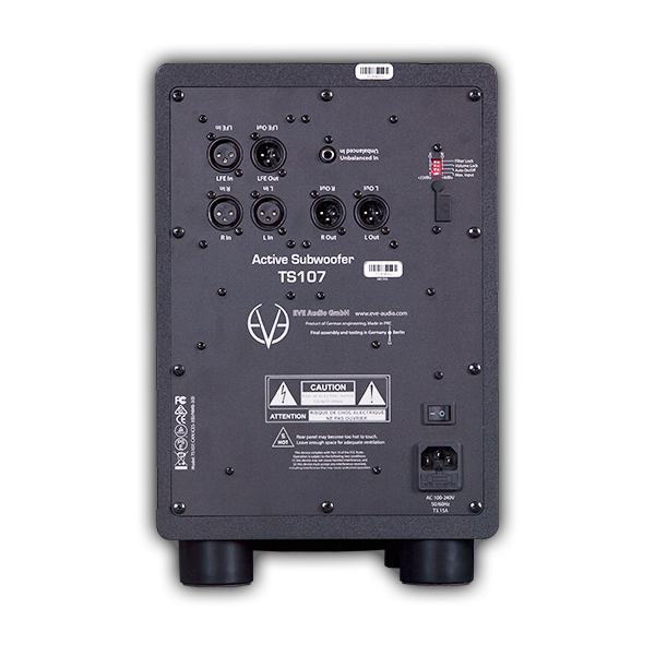 EVE AudioのサブウーハーTS107をご紹介いたします。