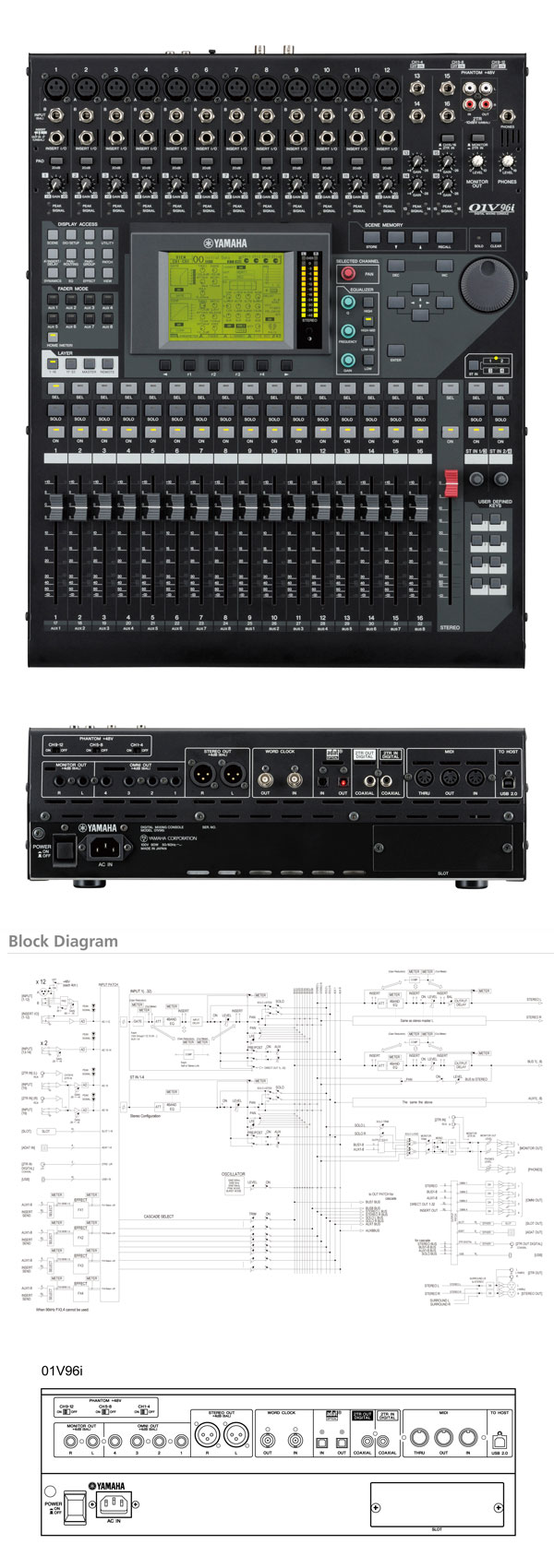 ミキサー】YAMAHA、01V96iのご紹介です！