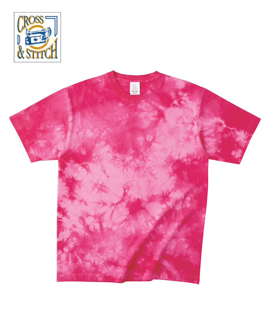 タイダイTシャツ激安卸通販(CROSS&STITCH)【オレンジパーム】