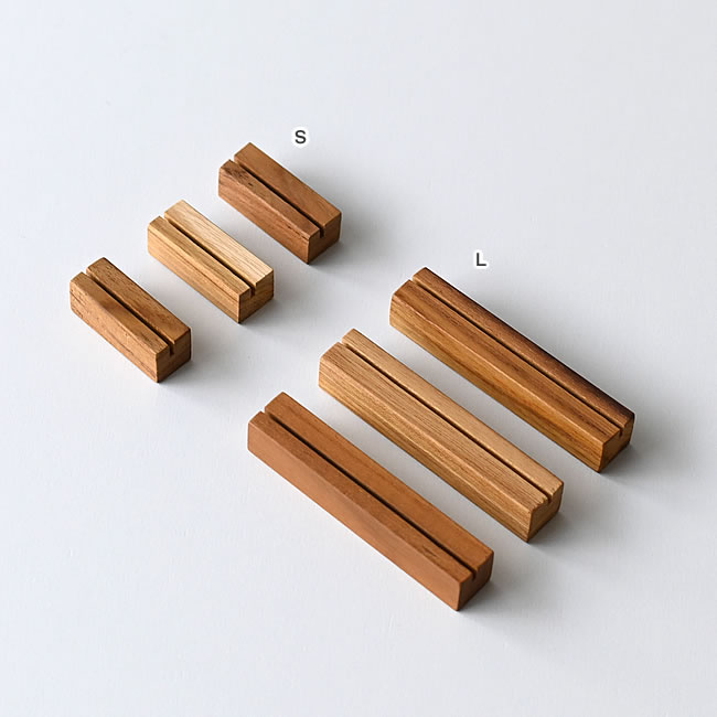 WOOD カードスタンド 3個セット | ゼネラルストア オルネ