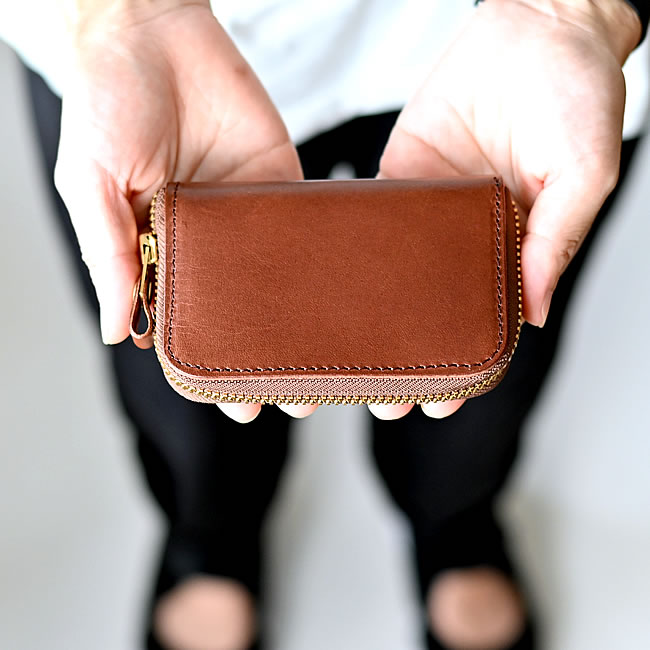 Lien レザー ラウンドキーケース | ゼネラルストア オルネ