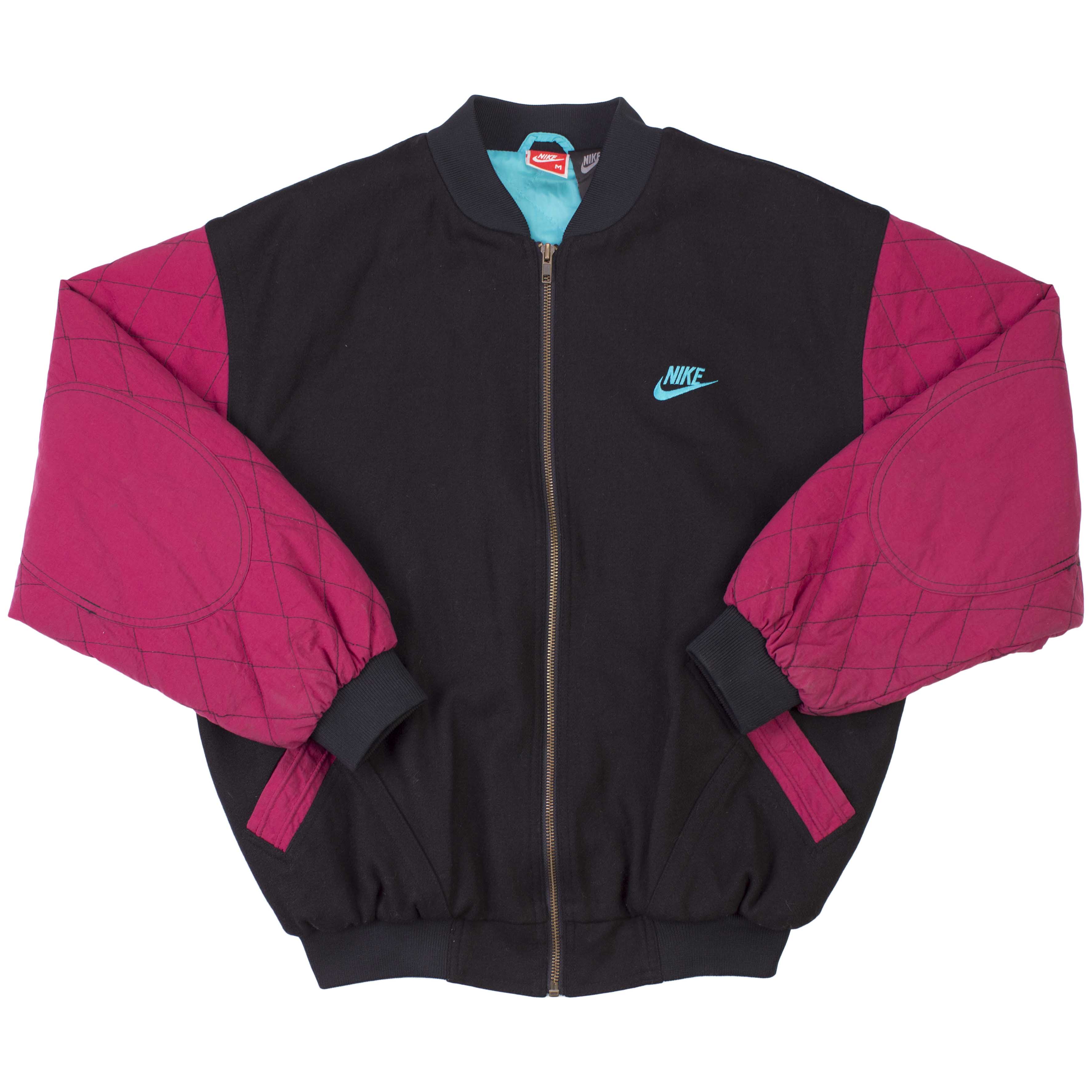 Nike x Jordan early 90s varsity jacket size medium black with