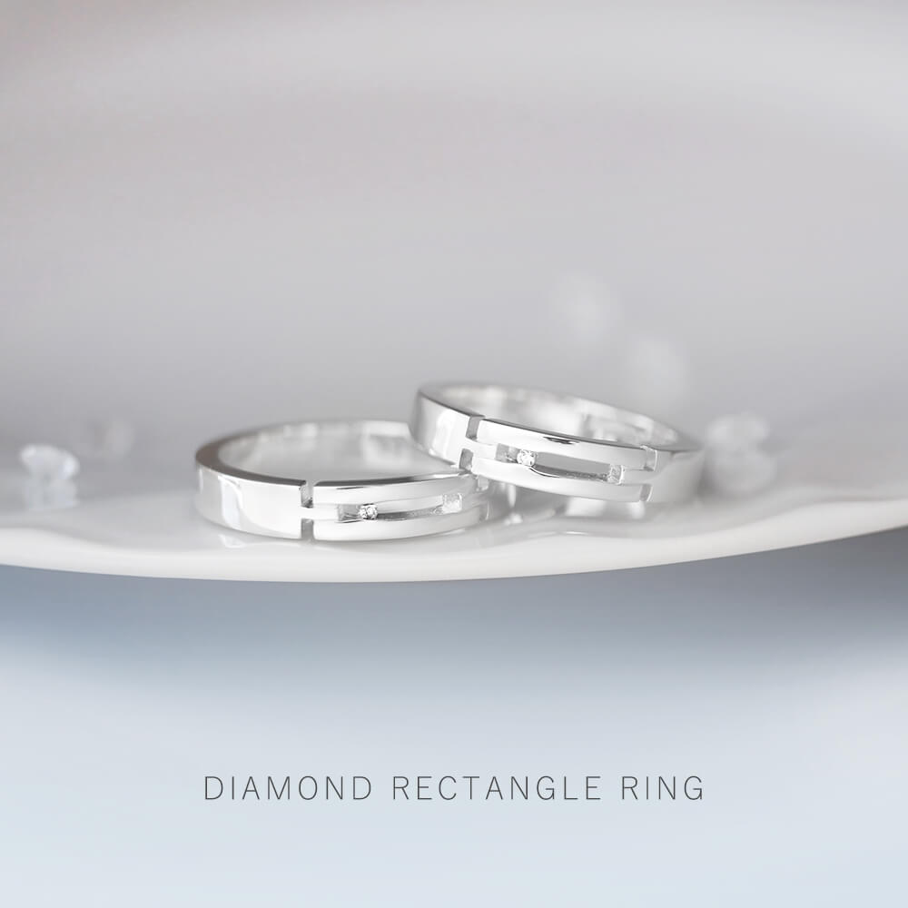 刻印対応】ダイヤモンド リング 指輪 レディース メンズ シルバー