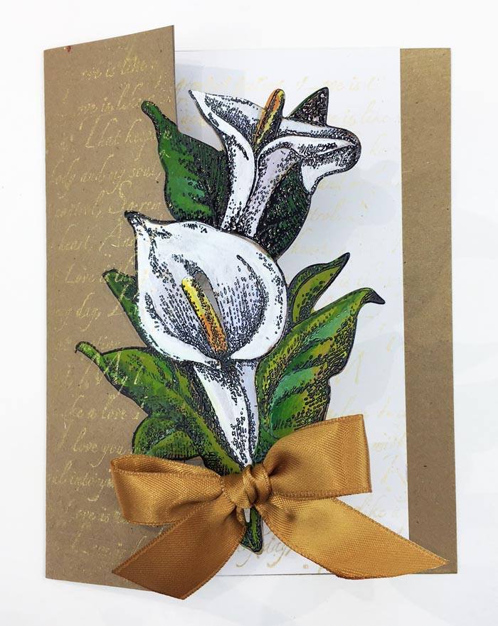 CALLA LILY STAMP AND DIE COMBO SET