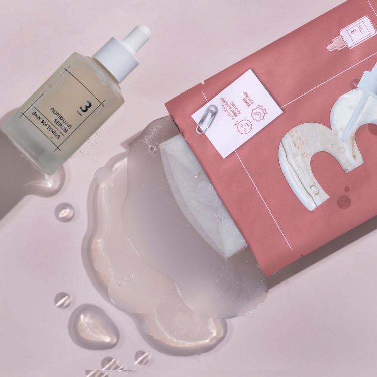 3番 すべすべキメケア シートマスク 4枚入: コスメ＆ビューティー