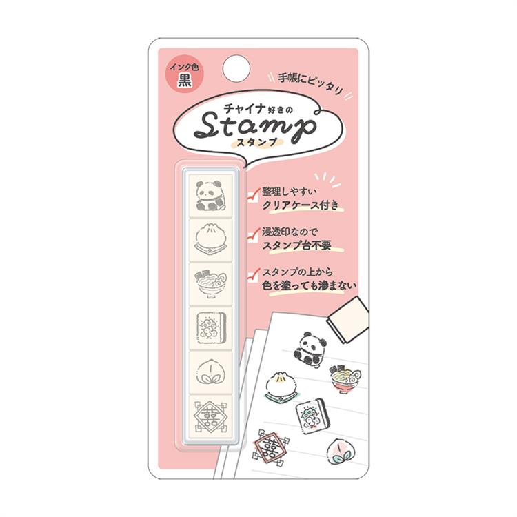 6連スタンプ チャイナ好き(チャイナ好き): ステーショナリー | ロフト