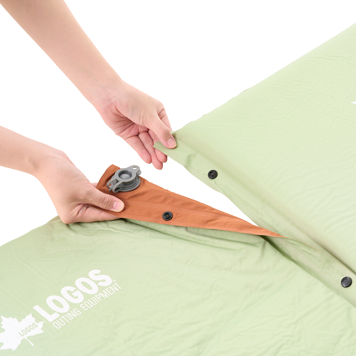 楽ちんバルブ・高密弾力）55セルフインフレートマット・SOLO|ギア|寝具