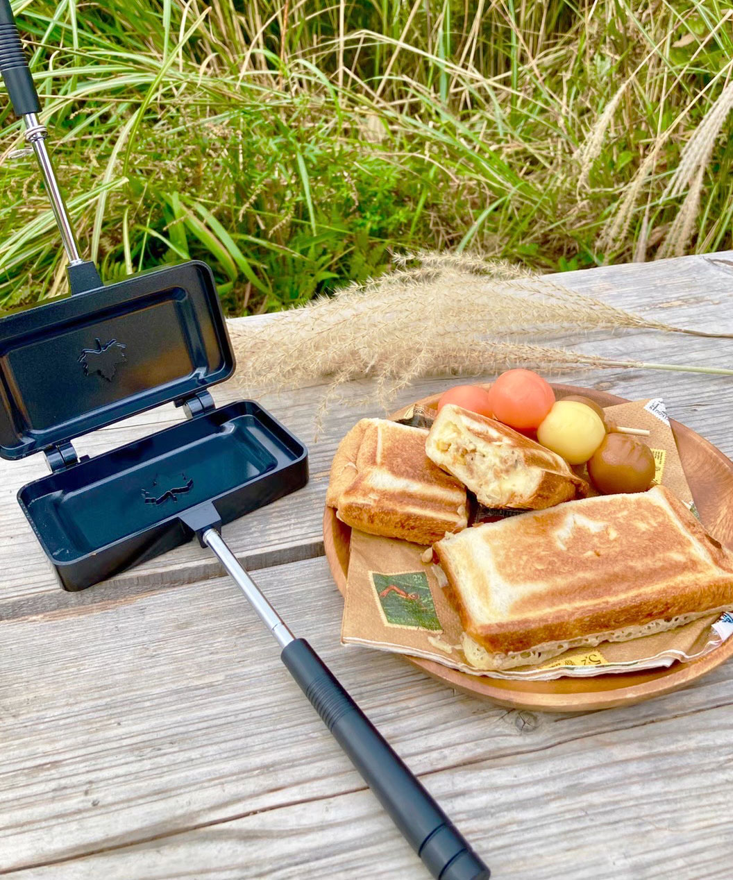 LOGOS ホットサンドパン（ハーフ）|ギア|キッチンウェア|クッカー|製品