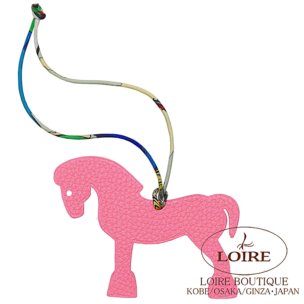 エルメス　プティアッシュ　チャーム　リス エルメス<br>petit h [プティ アッシュ] チャーム<br>リス<br>ローズ