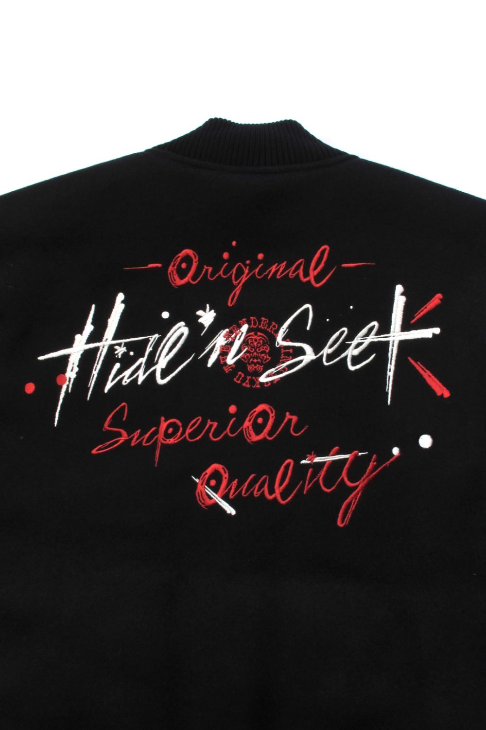 HIDE AND SEEK - ×TENDERLOIN VERSITY JKT (BLACK) / テンダーロイン