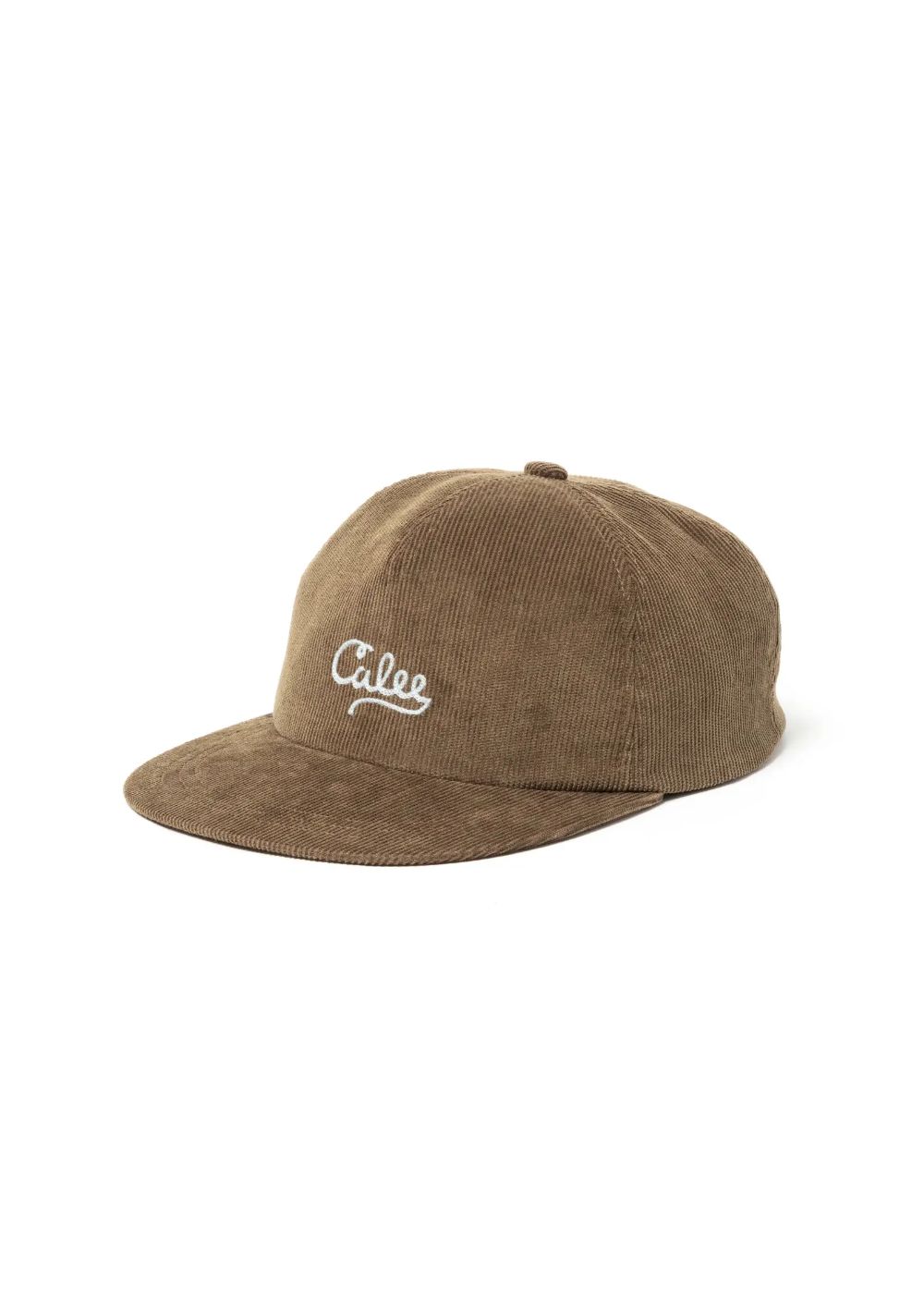 CALEE - 13w CORDUROY CALEE LOGO CAP (BROWN) / オリジナル ロゴ刺繍
