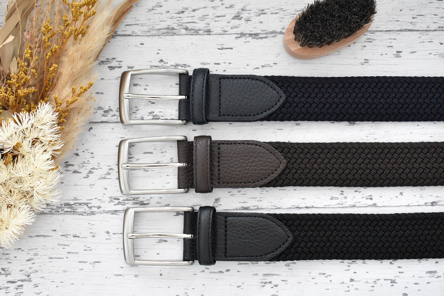 Stretch Mesh Belt (ストレッチメッシュベルト) メンズベルト 35mm幅広