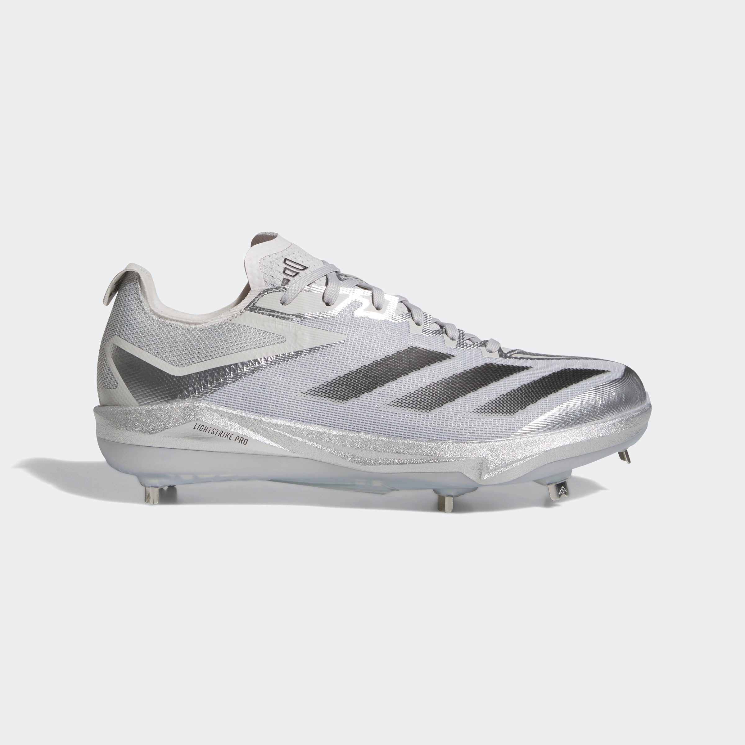 adidas Men's Adizero Electric+ Silver Speed Baseball Cleats