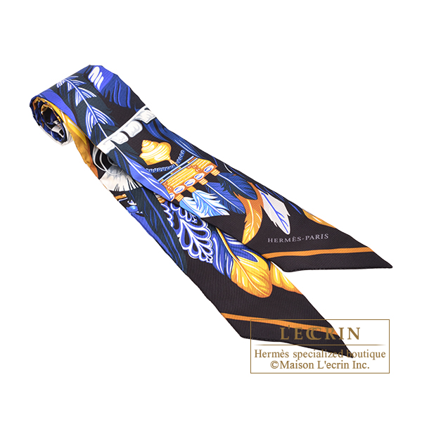 エルメス ツイリー ダンス・パシフィック ブルーニュイ/ジョーヌヴィフ