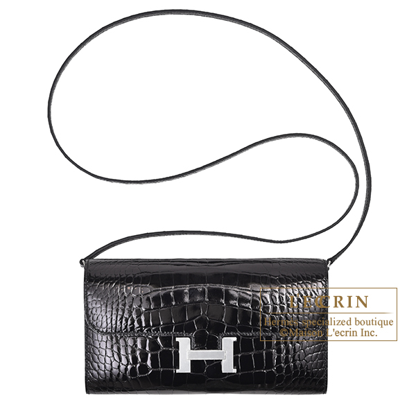 エルメス コンスタンスロング トゥーゴー ブラック クロコダイル