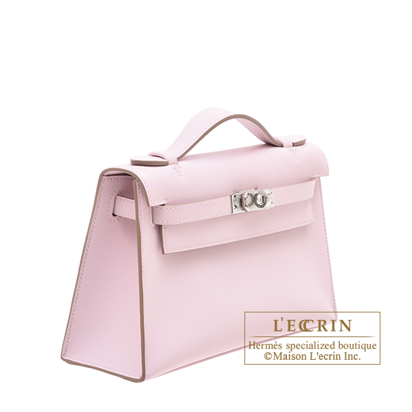 エルメス ポシェットケリー モーヴペール スイフト シルバー金具