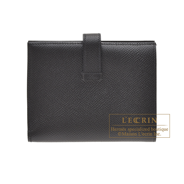 エルメス ベアンコンパクトモノクローム ソーブラック ブラック ヴォー