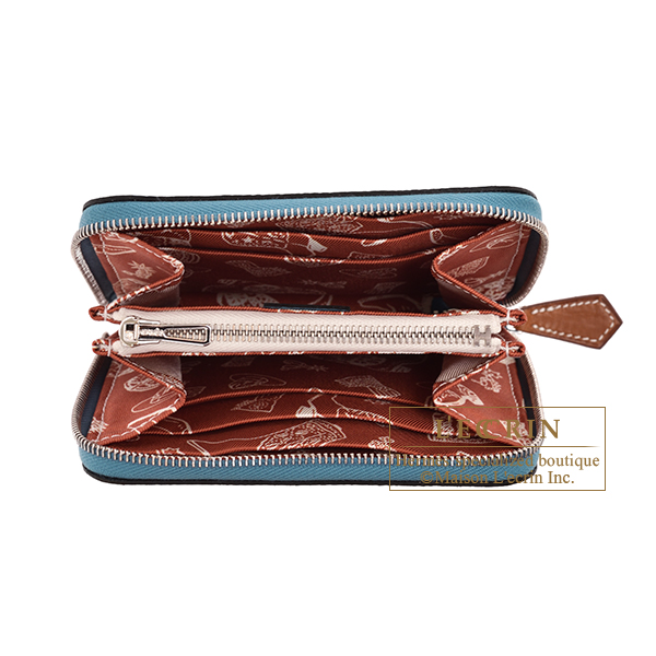 エルメス アザップ シルクイン コンパクト ニューブルージーン