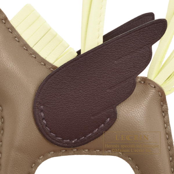 エルメス ロデオチャームペガサスPM エトゥープ/ジョーヌミルトン