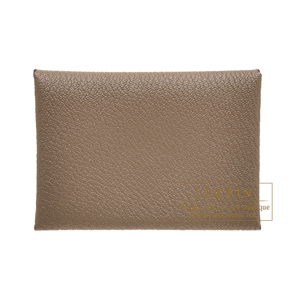 エルメス カルヴィ デュオ エトゥープ シェブルミゾル シルバー金具