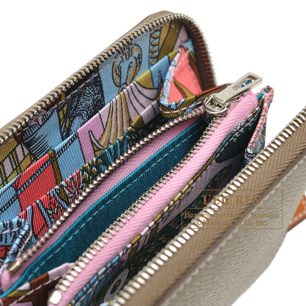 エルメス アザップ シルクイン コンパクト エトゥープ/ モーヴ